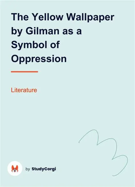 The Wallpaper as a Symbol of Oppression