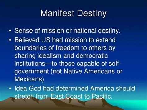 Theories Behind Manifest Destiny