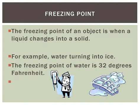 This is equivalent to saying that the substance is 5 degrees below the freezing point of water