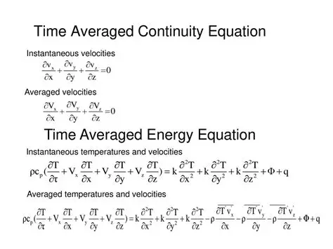 Time Averaged vs Instantaneous Pools and Fluxes