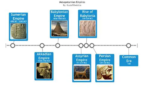 Timeline of Ancient Mesopotamia and Ancient Egypt