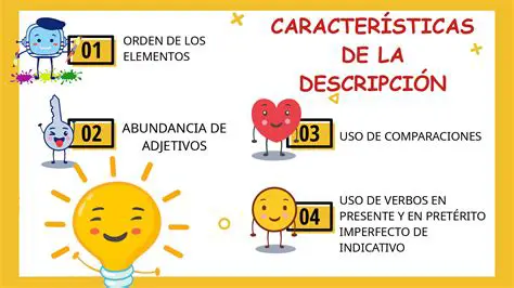 Tipos de descripciones de elementos