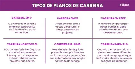 Tipos de Planos de Carreira