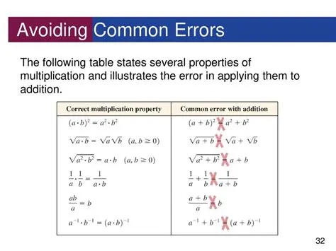 Tips for Avoiding Errors in Addition