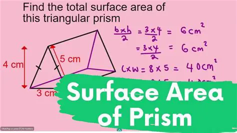Tips for Calculating the Surface Area of a Prism