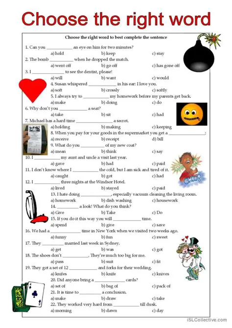 Tips for Choosing the Right Verb