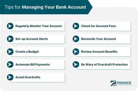 Tips for Managing Your Bank Balance