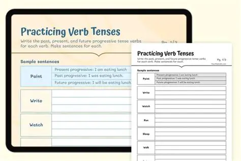 Tips for Practicing Verb Tenses