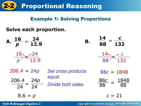 Tips for Solving Proportions