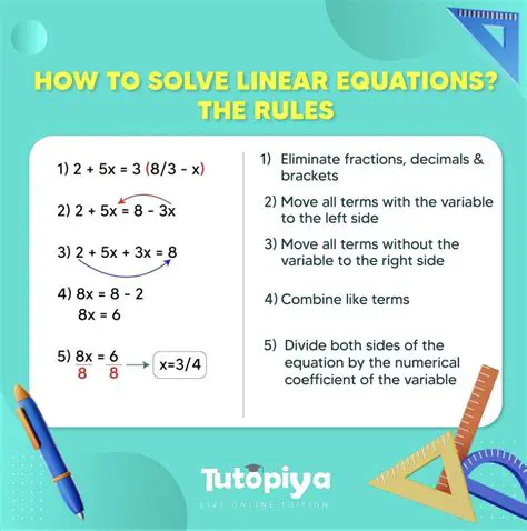 Tips for Understanding Linear Equations
