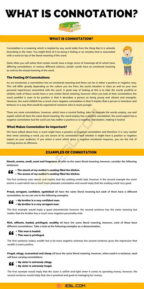 Tips for Using Connotation Effectively