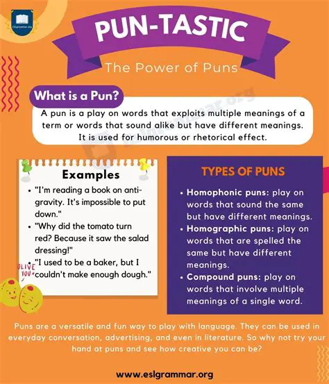 Tips for Using Puns Effectively