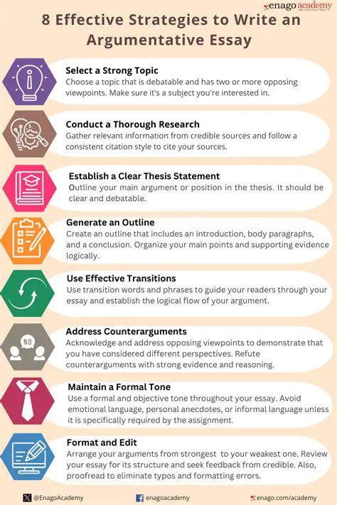 Tips for Writing an Effective Argumentative Essay