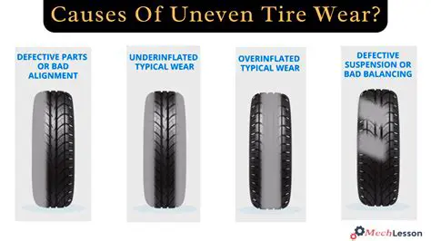Tire wear and uneven tire wear