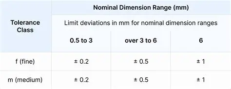 Tolerance range is a fixed value