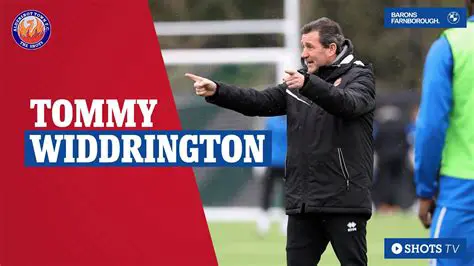 Tommy Widdrington: A Journey Through English Football's Coaching Ranks
