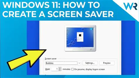 Tools for Creating Screen Savers