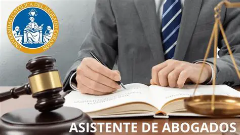 Trabajando como asistente de abogado