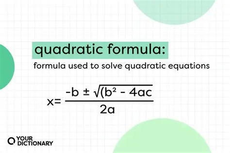 Traditional Derivation of the Quadratic Formula