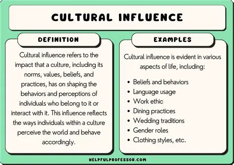 Traditions and social influences