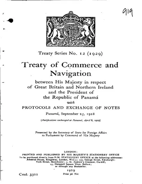 Treaty of Commerce and Navigation