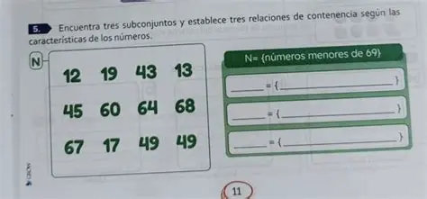 Tres Relaciones de Contenencia