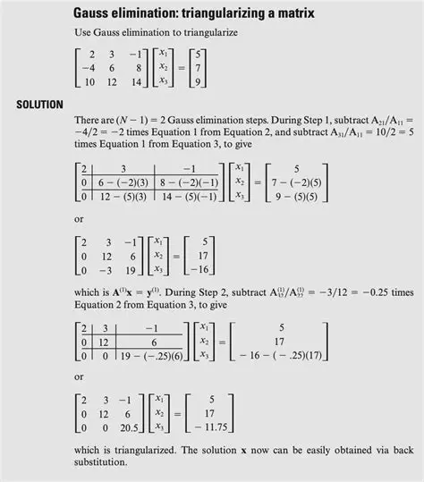 Triangularizing the Given Matrix