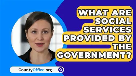 Two Social Services Provided by the Government