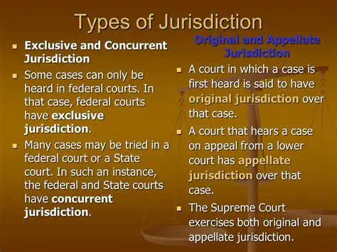Types of Courts with Original Jurisdiction