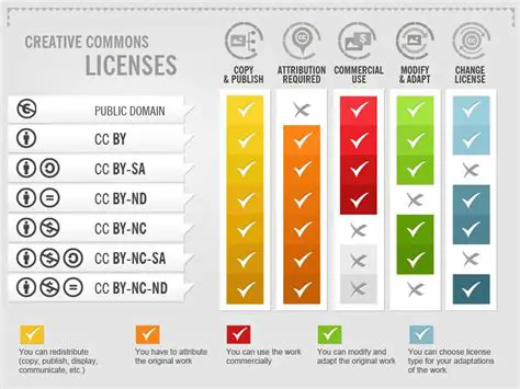 Types of Creative Commons Licenses
