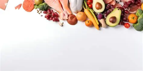 Uma grande variedade de alimentos