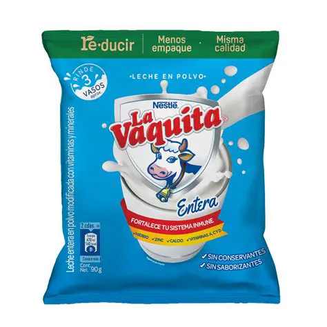 Una Caja de Leche en Polvo