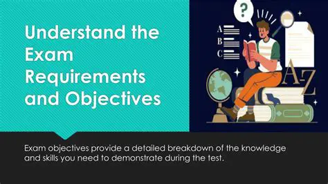 Understand the Exam Objectives