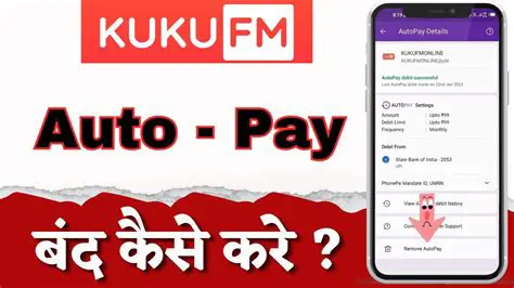 Understanding Auto Payment on Kuku FM