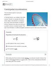 Understanding Centripetal Acceleration