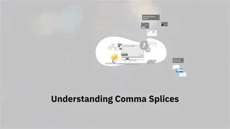 Understanding Comma Splices
