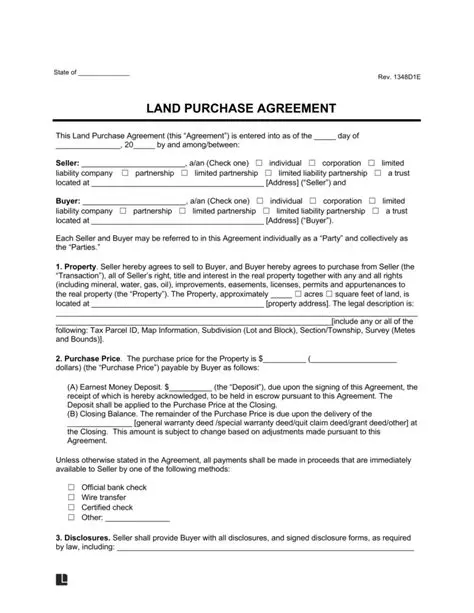 Understanding Default in the Land Sale and Purchase Agreement