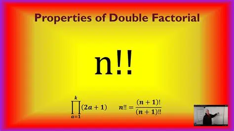 Understanding Double Factorials