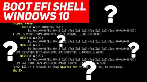 Understanding EFI Shell Boot: A Comprehensive Guide