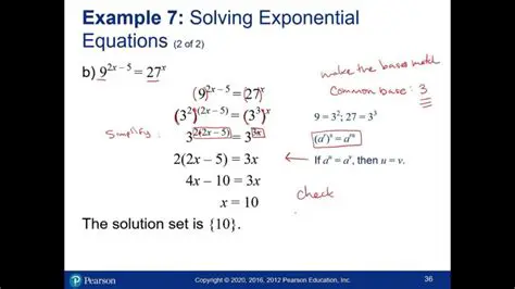 Understanding Exponential Equations