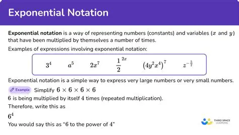 Understanding Exponential Notations