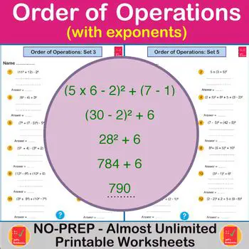 Understanding Exponents and Order of Operations