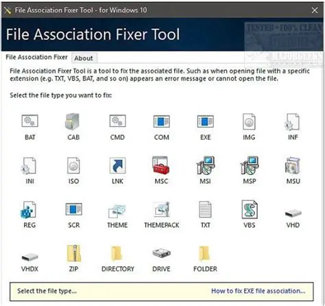 Understanding File Association Issues