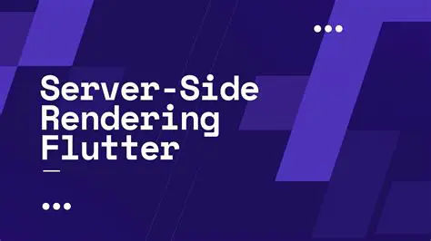 Understanding Flutter UI Rendering