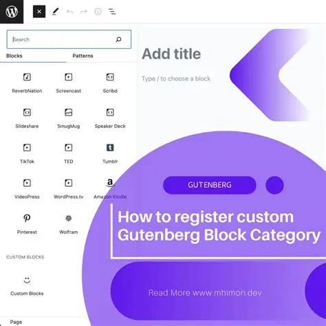 Understanding Gutenberg Block Registration