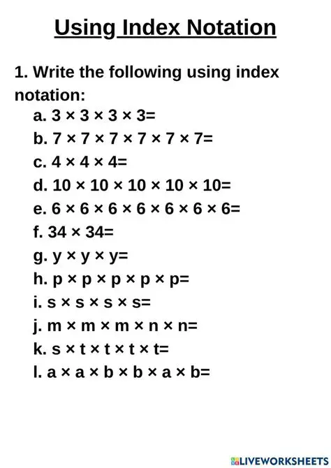 Understanding Index Notation