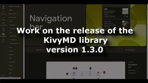 Understanding KivyMD Library and Versioning