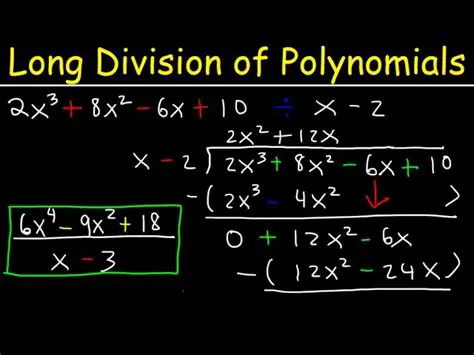 Understanding Long Division of Polynomials