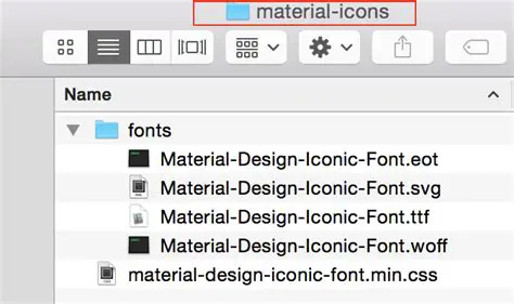 Understanding Material Icon Fonts