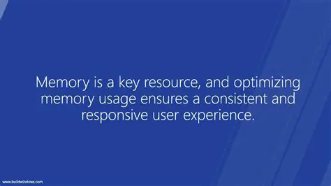 Understanding Memory Usage